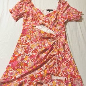 SUGARLIPS Pink Babydoll Dress